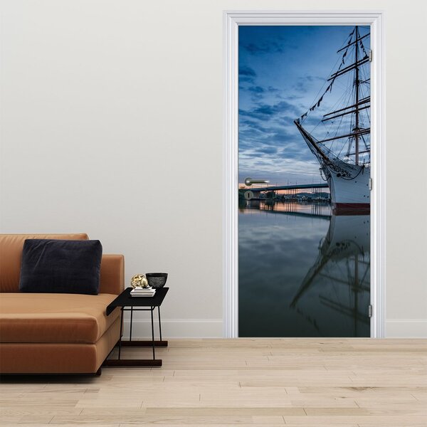 Fototapeta na dveře - Plachetnice (95x205cm)