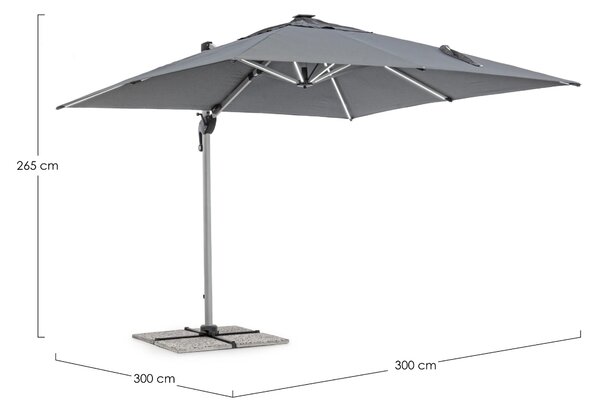 Bizzotto Slunečník Ines 300 x 300 cm