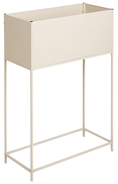 Květináč na stojanu TAPIEN Kov 70 cm Béžová