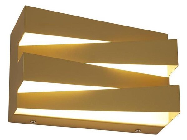 Searchlight 86410GO - LED Nástěnné svítidlo SECTION LED/18W/230V zlatá