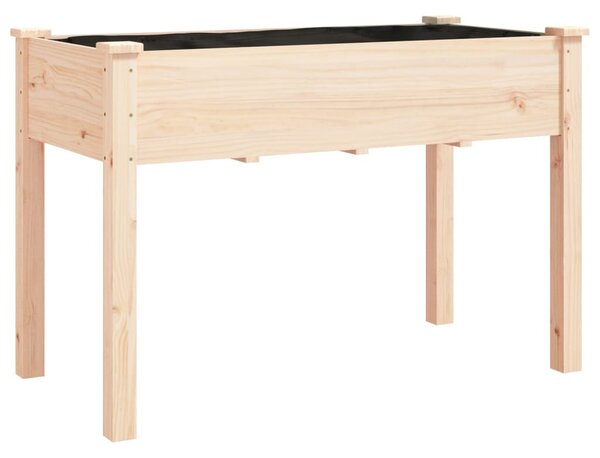 Truhlík na kolečkách s vložkou 118 x 59 x 80 cm masivní jedle