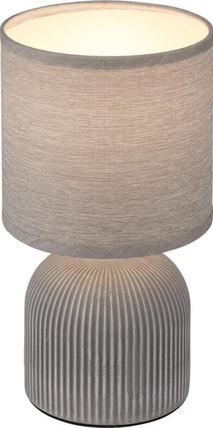 Brilo - Stolní lampa INO 1xE14/10W/230V šedá
