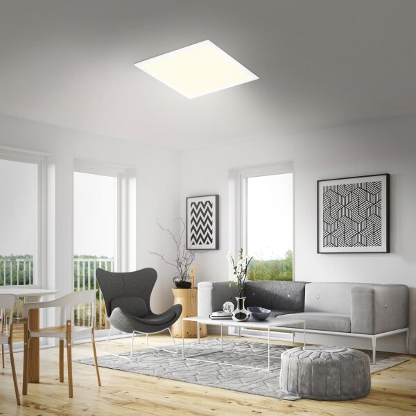 Brilo - LED Stmívatelné stropní svítidlo LED/21W/230V 38x38 cm bílá