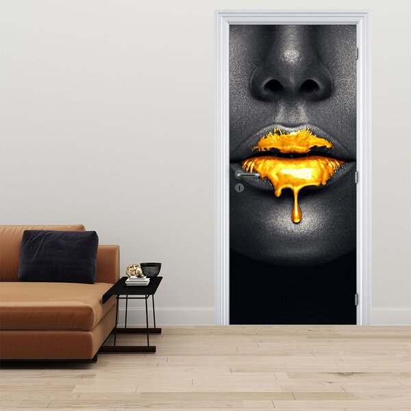 Fototapeta na dveře - Rty ženy (95x205cm)