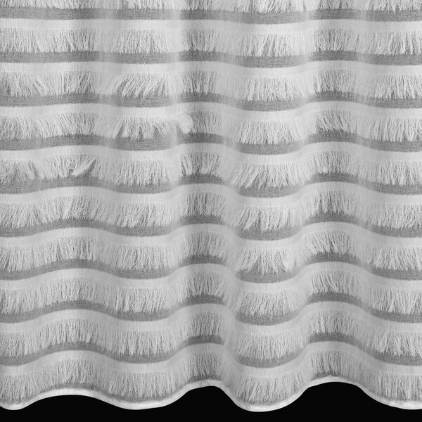 ZÁCLONA NA KROUŽCÍCH DANA2 140X250 CM BÍLÁ
