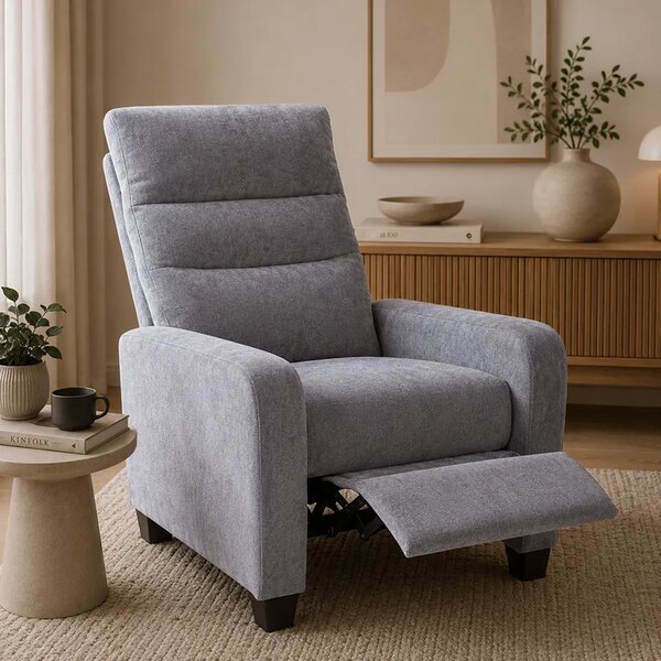 TURNER NEW WF-3106 RELAX KRESLO SIVA XBY606-29