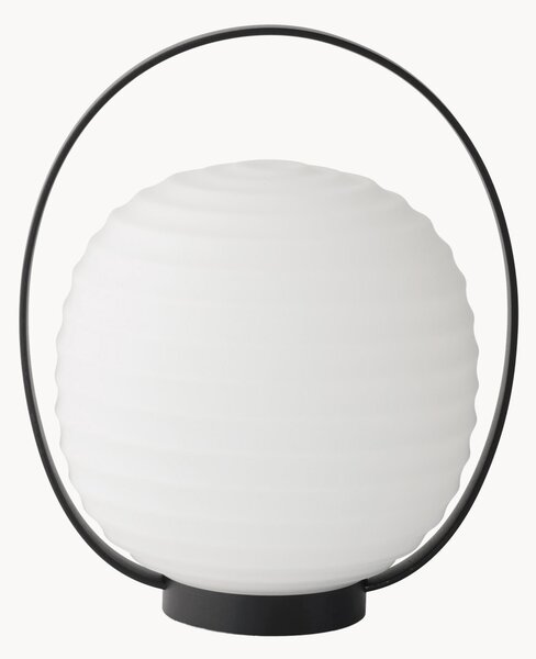 Stmívatelná přenosná stolní lampa Lantern, ručně foukaná