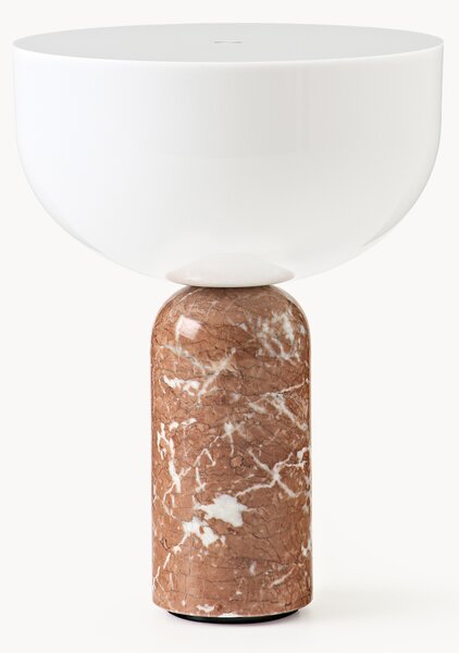 Malá přenosná stolní LED lampa z mramoru Kizu, stmívatelná