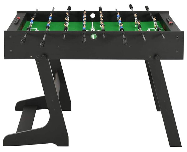 Skládací stolní fotbal 121 x 61 x 80 cm černý