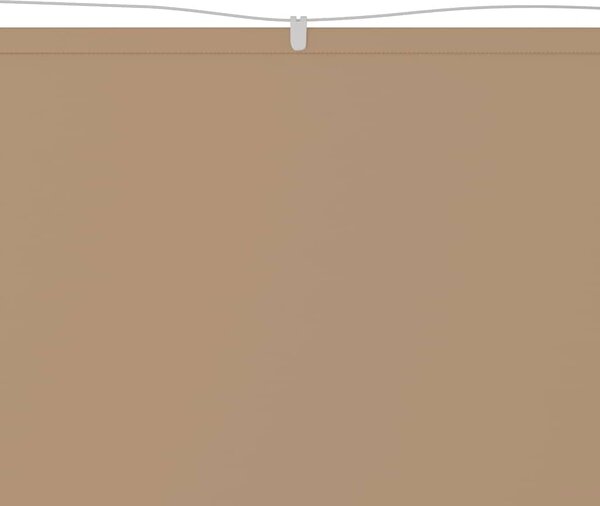 Vertikální markýza taupe 140 x 800 cm oxfordská látka