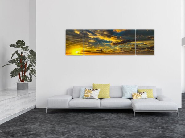 Západ slunce na moři (170x50 cm)