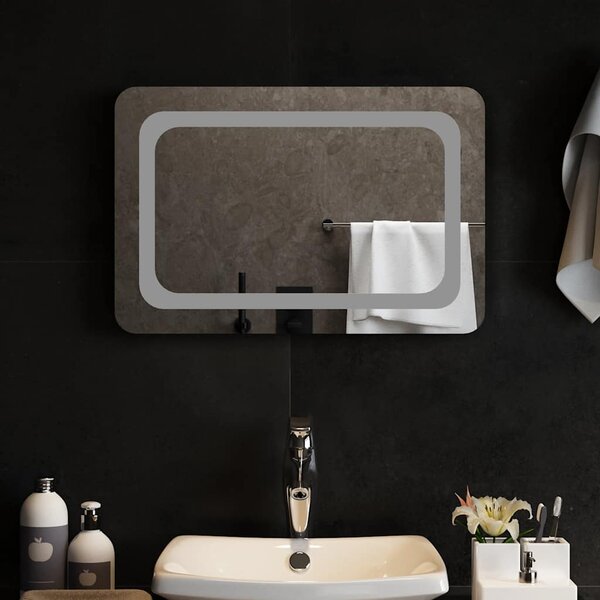 Koupelnové zrcadlo s LED osvětlením 60x40 cm