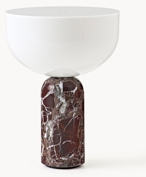 Malá přenosná stolní LED lampa z mramoru Kizu, stmívatelná