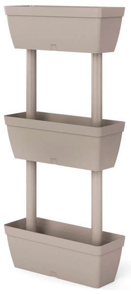 Zahradní truhlíky 6 ks 100 cm taupe