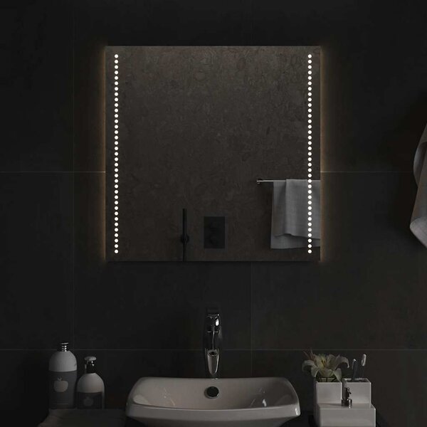 Koupelnové zrcadlo s LED osvětlením 60 x 60 cm