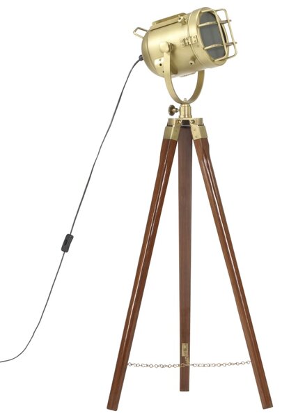 Stojací lampa na stativu masivní mangovníkové dřevo 97 cm