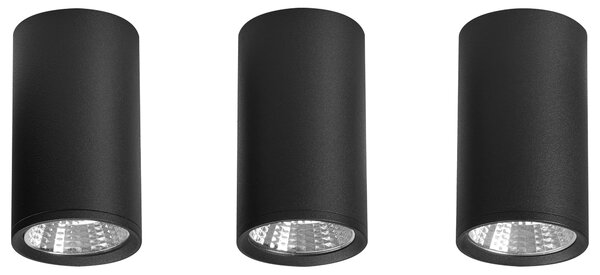 LED stropní lampa BARCALA Kov Černá