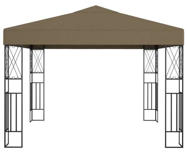 Altán 3 x 3 m taupe textil