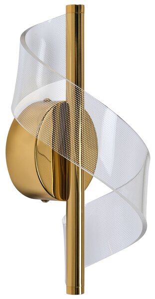 LED nástěnná lampa SARELA Kov Zlatá