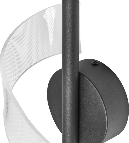 LED nástěnná lampa SARELA Kov Černá