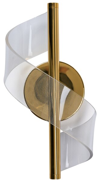 LED nástěnná lampa SARELA Kov Zlatá