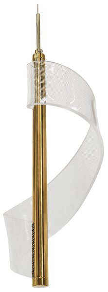 LED závěsná lampa SARELA Kov Zlatá
