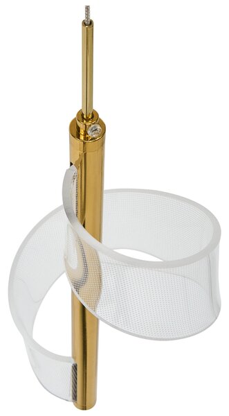 LED závěsná lampa SARELA Kov Zlatá