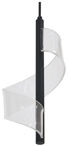 LED závěsná lampa SARELA Kov Černá