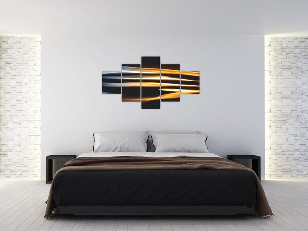 Černý obraz (125x70 cm)
