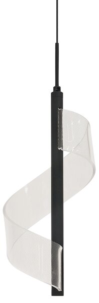 LED závěsná lampa SARELA Kov Černá