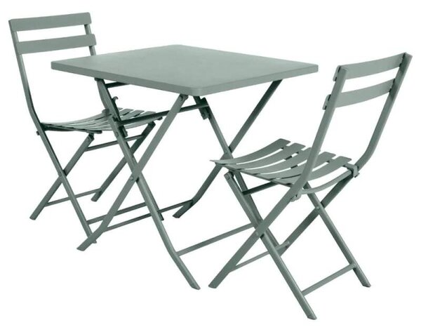 Hesperide skládací kovový zahradní stůl Greensboro 70x70x71cm olivový