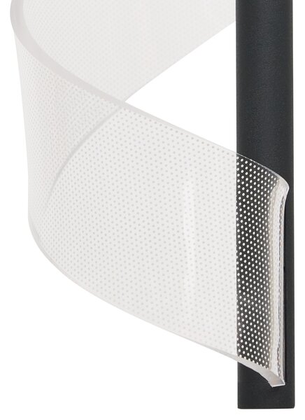 LED závěsná lampa SARELA Kov Černá