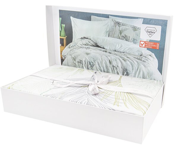 SATÉNOVÉ POVLEČENÍ LUXURY PREMIUM PALMIRO 200X220 CM, 2KS 70X80 CM LISTY