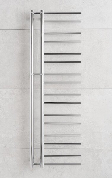 P.M.H. T2C - Koupelnový žebříkový radiátor THEIA 352W 154 cm pravá/lesklý chrom