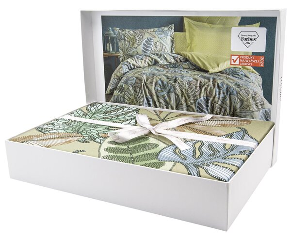 SATÉNOVÉ POVLEČENÍ LUXURY PREMIUM GRETA 160X200 CM, 2KS 70X80 CM LISTY