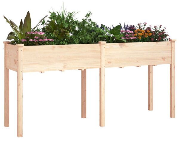 Truhlík s vložkou 161 x 45 x 76 cm masivní jedlové dřevo