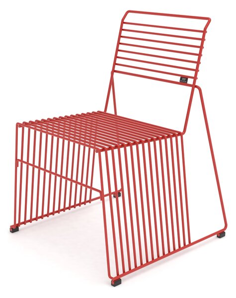 111 Furniture Stohovatelná designová zahradní židle Vera Barva: Červená