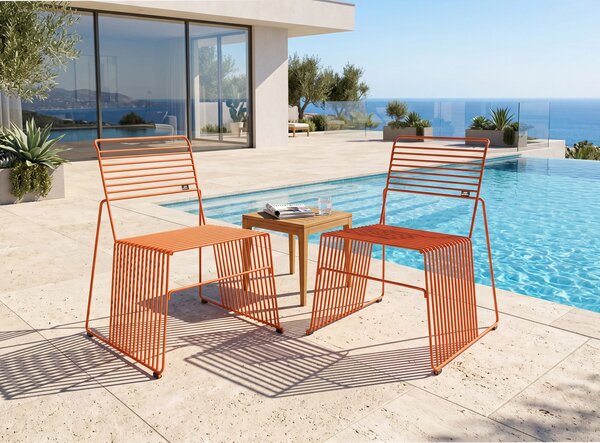 111 Furniture Stohovatelná designová zahradní židle Vera Barva: Červená