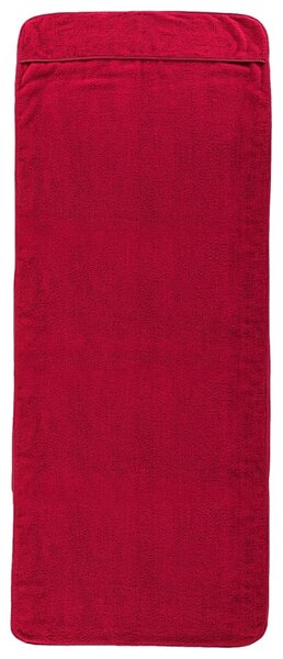 Plážové osušky 2 ks vínové 75 x 200 cm textil 400 GSM
