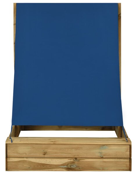 Pískoviště se stříškou 160 x 100 x 133 cm impregnovaná borovice