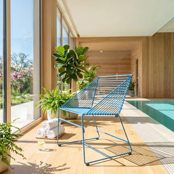 111 Furniture Designová zahradní židle Elion Barva: Žlutá