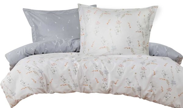 SATÉNOVÉ POVLEČENÍ LUXURY PREMIUM VITALE 200X220 CM, 2KS 70X80 CM KVĚTY