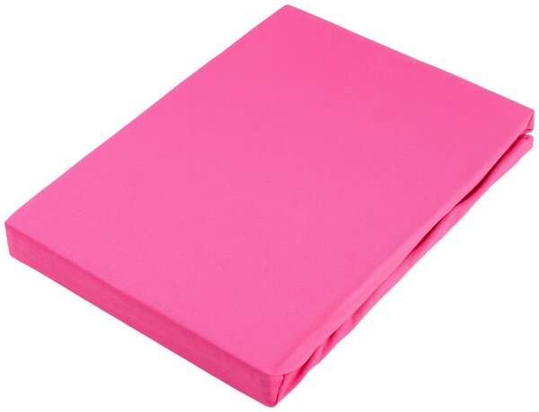 BOXSPRINGOVÉ PROSTĚRADLO, žerzej, pink, 90/220 cm Novel - Prostěradla
