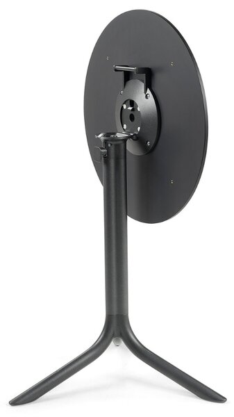 Nardi Antracitově šedá hliníková stolová sklápěcí podnož Flute 72 cm