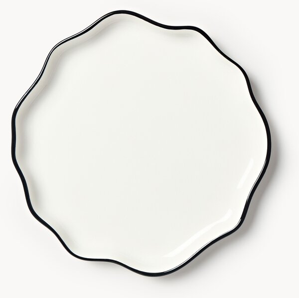 Sada porcelánových mělkých talířů Bia, 4 díly
