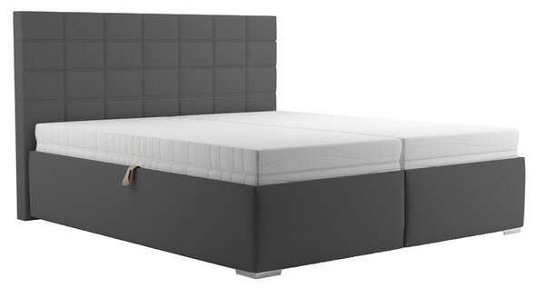 Blanář Postel Bora 180x200 hnědá (s úložným prostorem z boku)