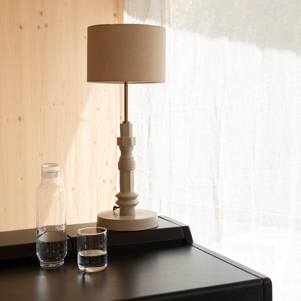 Béžová stolní lampa ZUIVER TOTEM