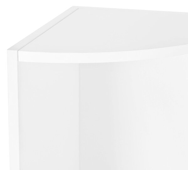 ROHOVÝ REGÁL, bílá, 30/129,5/30 cm Boxxx - Online Only regály & police, Online Only