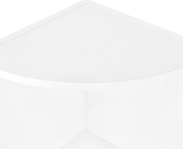 ROHOVÝ REGÁL, bílá, 30/129,5/30 cm Boxxx - Online Only regály & police, Online Only