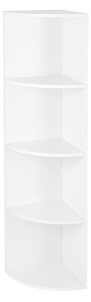 ROHOVÝ REGÁL, bílá, 30/129,5/30 cm Boxxx - Online Only regály & police, Online Only